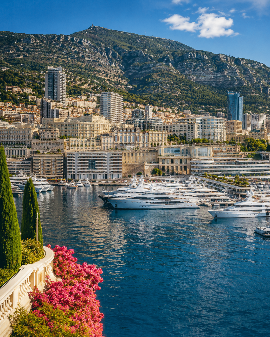 Port de Monaco et yachts
